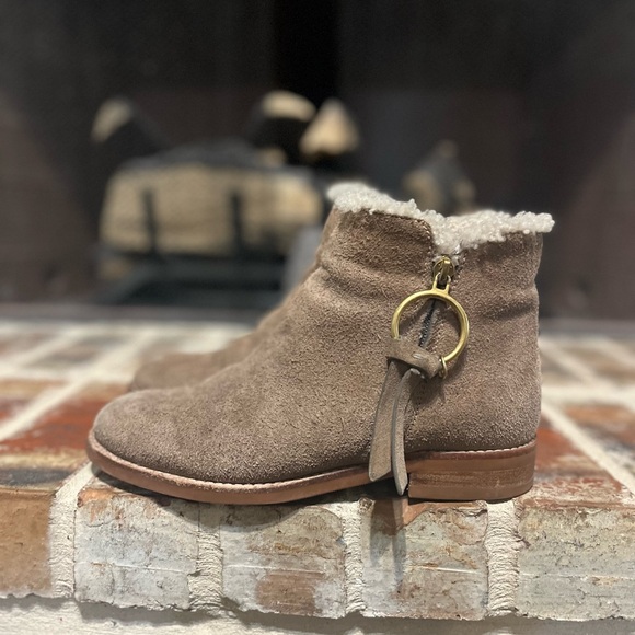 See by Chloe Louise suede Shearling lined Ankle Boots - Picture 14 of 14